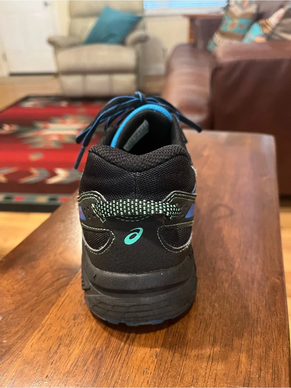 Asics Gel-Venture 6 Women’s Athletic Shoe - size 9 Blue/Teal/Black